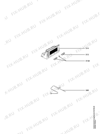 Взрыв-схема плиты (духовки) Juno Electrolux JEB66601A - Схема узла Functional parts 267